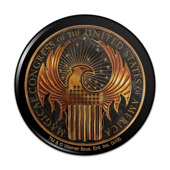 Fantastic Beasts and Where to Find Them Magical Congress Logo Kitchen Refrigerator Locker Button Magnet