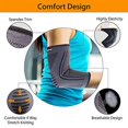 OMAX Elbow Compression Sleeve Brace (1 Pair) Instant Arm Joint