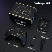 ISHAKO PC Controller, with 1000Hz Polling Rate, Hall Effect Joystick and Trigger, Controller for PC, Android/iOS/Mac/Steam