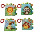 thumbnail image 2 of Libros de tela para bebés con diseño de dibujos animados Libros lavables para bebés de 0 a 3 años Juguetes educativos de aprendizaje temprano seitruly WJ4115-01, 2 of 7