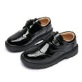 thumbnail image 2 of Yindaity Kids Classic Oxfords Dress Shoes (Toddler/Little Kid/Big Kid)(Coffee,4.5), 2 of 9