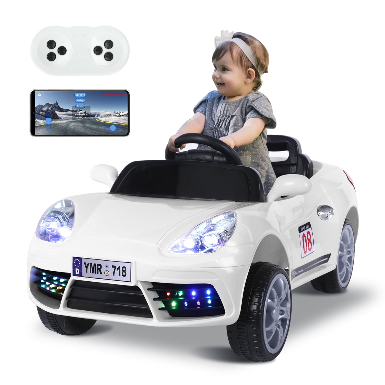 Ride On Cars for Girls 12V Electric Kids Cheap Toy UK Ubuy