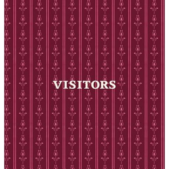 Pre-Owned Visitors Book, Guest Book, Visitor Record Book, Guest Sign in Book, Visitor Guest Book: HARD COVER Visitor guest book for clubs and societies, events, (Hardcover)
