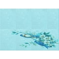 thumbnail image 1 of Ahgly Company Machine Washable Indoor Rectangle Transitional Blue Diamond Blue Area Rugs, 4' x 6', 1 of 7