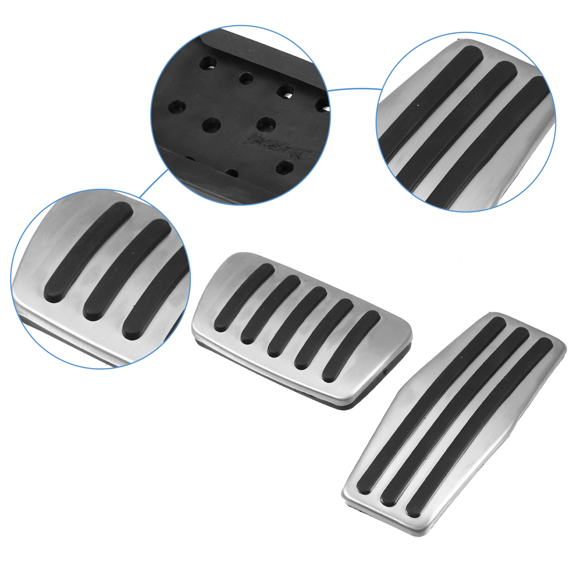 Unique Bargains Brake Gas Accelerator Pedal Covers Fit for Cadillac XTS - Pack of 2