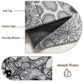thumbnail image 6 of Giraffe Sunflowers 3x5 Area Rugs for Living Room, Black White Geometric Pattern Non Slip Floor Mat Washable Low-Profile Indoor Carpet for Bedroom, Dining Room, Bathroom, 6 of 9