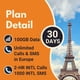 thumbnail image 2 of Tarjeta SIM prepago Orange Holiday Europe 100 GB de internet por 30 días, 2 of 6