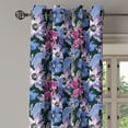 thumbnail image 3 of Ambesonne Grommet Curtain, , 50"x63", Dark Green Lilac Plum, 3 of 5