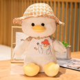 thumbnail image 1 of New 25/35/45cm Kawaii Cartoon Duck Plush Toy Stuffed Cute White Ducks Soft Doll Animal Toys Lovely Children's Funny Giftorange hat25cm Deng Xun unisex, 1 of 2