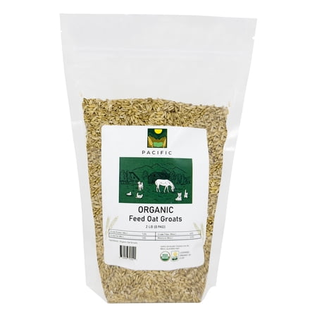 Pacific Organic Oat Groats Bird Feed, USDA and CCOF Certified, 2 lbs