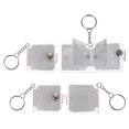 thumbnail image 1 of Uxcell 4 Pcs Mini Photo Albums, 1.8 Inch PVC Small Photo Storage with Keychain Photo Album with 16 Pockets for Pictures Valentine's Day Gift Wedding, Pink, 1 of 7