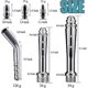 thumbnail image 2 of 3 Pieces Enema Shower Shower With 3 Shower Heads, Shower Kit For Men + 150cm Shower Hose (silver), 2 of 5