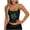 A799 Black, variant on St Patrick's Day Tank Top for Women Glitter Clover Graphic Sleeveless Scoop Neck Slim Fit Festival Apparel Shamrocks Gift For Women