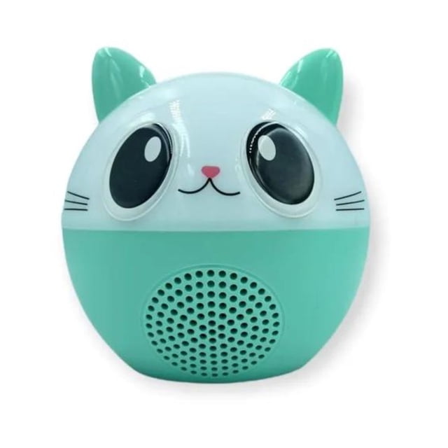 Lámpara con Bocina Gadgets and Fun En forma gato con luces RGB