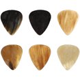 thumbnail image 1 of 6 púas de guitarra de cuerno de buey, duraderas, accesorios para guitarra (color aleatorio), 1 of 8