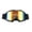 Gold, variant on Motorcycle Goggles With Adjustable Strap Windproof Dirt Bike Glasses With Foam Padding Durable Eyewear For Ski Riding(Transparent-One Size)