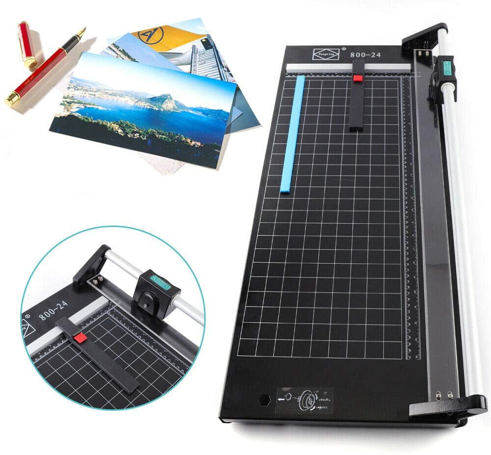 Sharp Photo Paper Cutter USA Stock 24" Manual Precision Rotary Paper Trimmer 