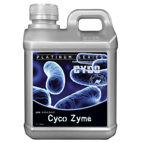 CYCO Zyme, Liquid Nutrient for Hydroponic Plants, 0.01-0.3-0.2, 1 Liter