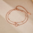thumbnail image 3 of SKQIT Dainty Layering Bracelet for Women 18K Rose Gold Plated Dainty Cute Thin Everyday Bracelets for Women, 3 of 8