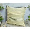 thumbnail image 3 of India House-Throw Pillow Cover Decorative Sofa Pillowcase Boho Handmade Tassel Cushion Case for Couch, Bedroom ,Car- 18x18 inch, 3 of 6