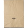 Duro Gusset Fold Top Paper Bags, Brown, 500 Ct