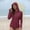 Wine#02, variant on Women's Sun Protection Shirts Tops Quickly Dry Rashs Guard UPF 50 Thumb Holes Long Sleeve Hooded Workout Shirts Summer Solid Loose Lightweight Comfy Athletic Running T Shirts