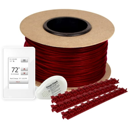 Cable Kit 315′ 78.75 SqFt 240 Volts with WIFI Touch Programmable Thermostat
