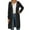 Black, variant on Zeagoo Women's Zip Up Hoodies Oversized Fleece Long Tunic Sweatshirts Casual Long Sleeve Fall and Spring Hoodie Jacket Coat