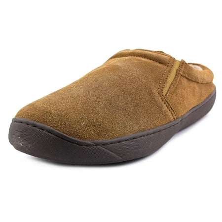 - HideAways by L.B. Evans Alex Men Round Toe Leather Brown Slipper