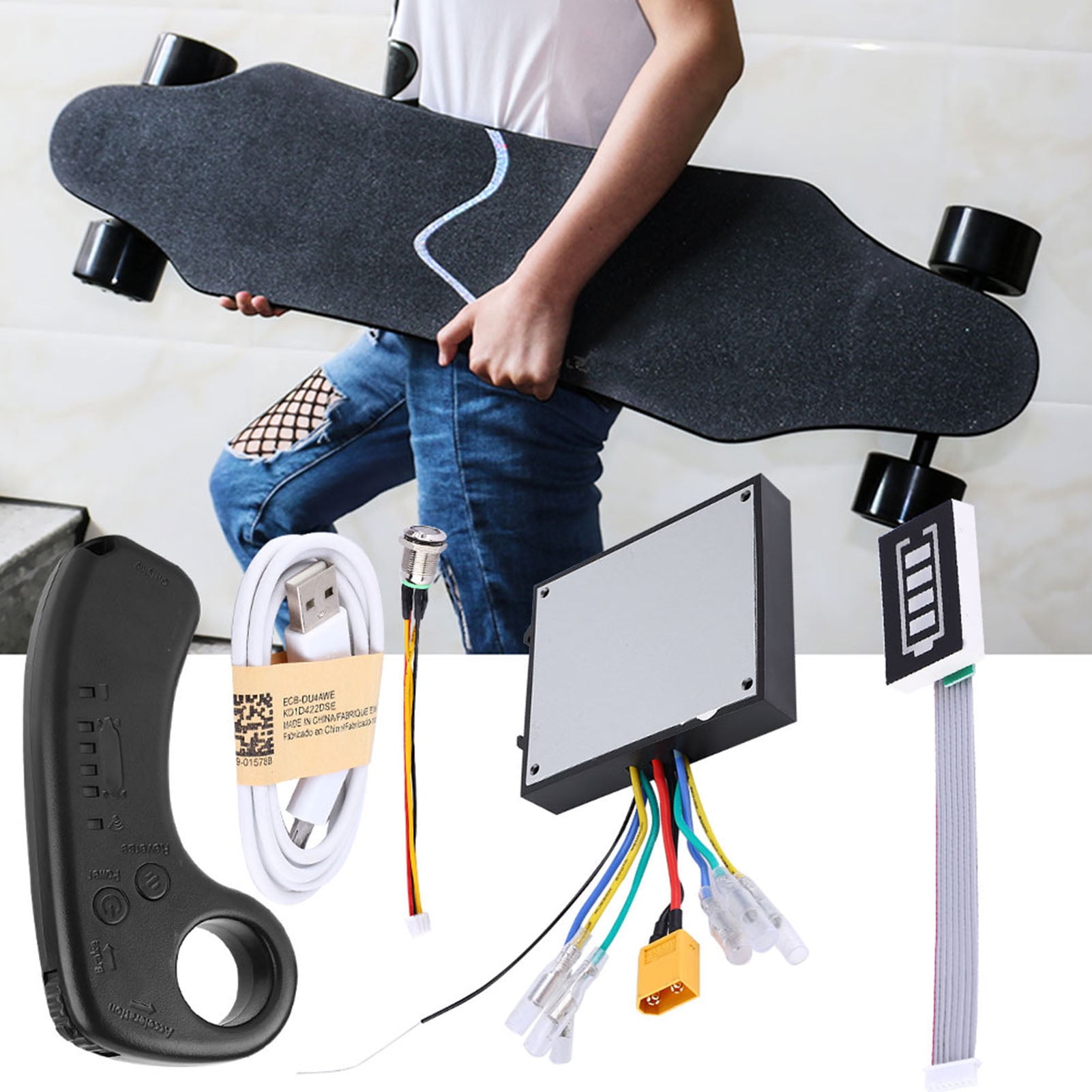 Longboard Electric Skateboard Controller Remote ESC Subsitute Brushless Motor 