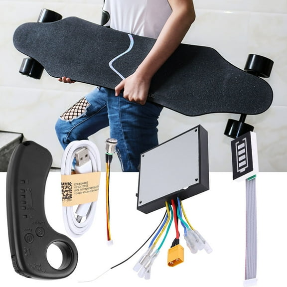 Garosa Electric Skateboard Longboard Dual Drive ESC Substitute Control Mainboard with LED Indicator Displays Signal Status,Adjustable 4 Speed Modes