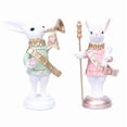 thumbnail image 2 of Elegant Easter Rabbit with Trumpet Wand Home Decors Figurine For Festive Atmosphere In Living Room Or Dining Table, 2 of 11