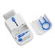 thumbnail image 1 of Injueey Cepillo desmontable para auriculares con caja de almacenamiento para limpieza segura de teclado, Kit de limpieza multifuncional Electrónica azul, 1 of 6