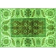 thumbnail image 1 of Ahgly Company Indoor Rectangle Abstract Green Modern Area Rugs, 2' x 5', 1 of 4