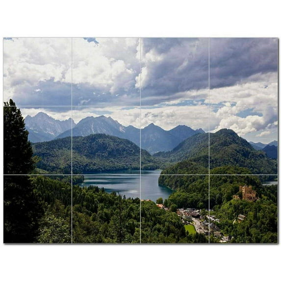 Mountain Ceramic Tile Mural Kitchen Backsplash Bathroom Shower 401120-S43