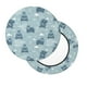 thumbnail image 2 of Balery Cute Hippopotamus Fundas de asiento para taburete de bar redondo de tela de terciopelo ajustables que protegen de arañazos y manchas para sillas de 14 a 17 pulgadas.-12 inch, 2 of 7