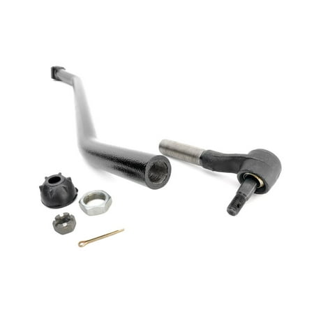 Bronco 4wd Front Lift - Rough Country - 7572 - Front Adjustable Track Bar for 1.5-4.5-inch Lifts for Jeep: 84-01 Cherokee XJ 4WD, 86-92 Comanche MJ 4WD, 97-06 Wrangler TJ 4WD, 04-06 Wrangler Unlimited LJ 4WD