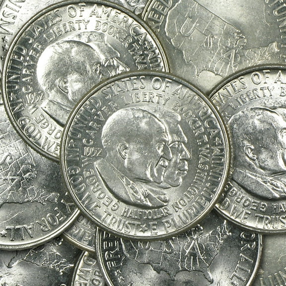 1951-54-P,D, or S Washington-Carver Half AU/BU (Random Dates)