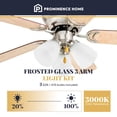 thumbnail image 4 of Prominence Home Whitley 42 Inch Indoor Ceiling Fan with Pull Chain, Bright Brass, 4 of 9