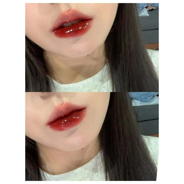 Fiudx Tinte Labial, Brillo Labial Hidratante con Efecto Espejo, Acabado Brillante de Larga Duración, Efecto Voluminizador para Labios Hidratados, Uso Diario, Regalo Ideal para San Valentín, Ingredien