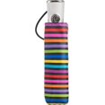 thumbnail image 3 of shiyou-Womens and Mens Auto Open Close Compact Waterproof Lightweight Umbrella, Colorful Stripe, One Size, TOTES 4SEC AOC, 3 of 4