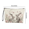 thumbnail image 3 of TanSiDing Easter Storage Bag Travel Toiletry Bag with Anti-slip Chain, Portable Cosmetic Organizer for Holiday Gifts, Wash Bag for Outdoor Camping and Daily Use, 3 of 6