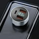 thumbnail image 2 of Methold de coche de 3 puertos PD USB carga rápida aleación de aluminio Universal vehículo camión portátil protección contra sobretensión Videojuegos y accesorios, 2 of 6