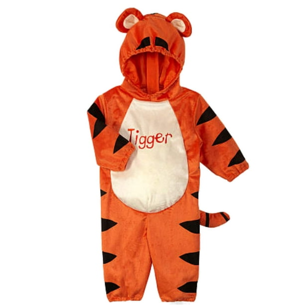 Disney Winnie The Pooh Infant Boys Girls Plush Baby Tigger Jumpsuit Costume Walmart Com Walmart Com