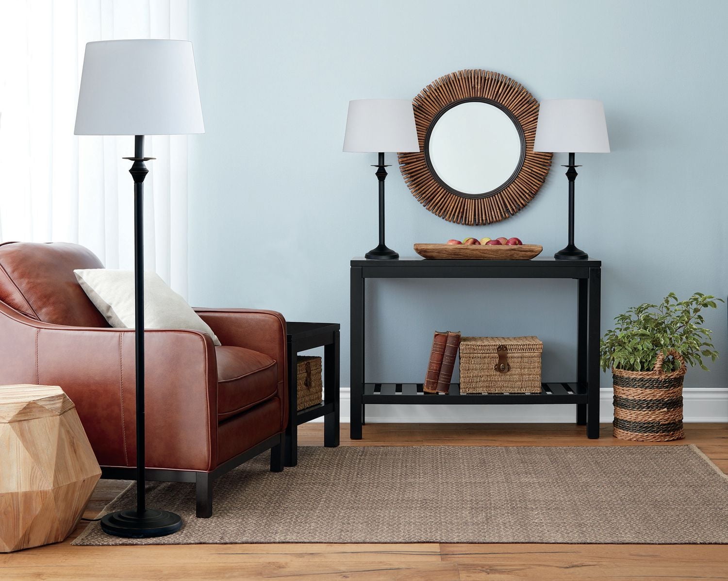 HOMETRENDS Floor Lamp Set, 3-piece set