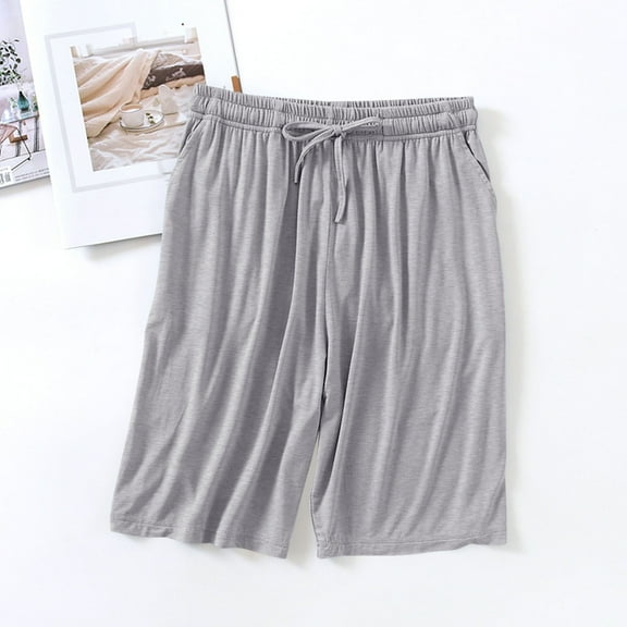 Karight Women's Soft Sleep Pajama Shorts Modal Cotton Loungewear Pjs Bottoms Elastic Waist Lounge-Shorts with Pockets