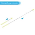 thumbnail image 3 of Uxcell Telescopic Teachers Pointer Stick, 2 Pcs Classroom WhiteBoard Teacher Hand Finger Mini Pointer, Yellow Style 2, 3 of 6