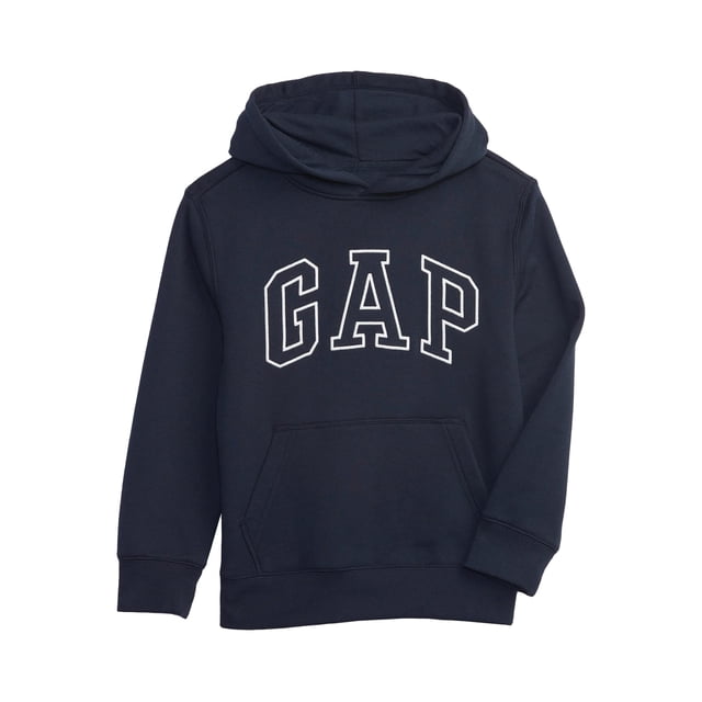 Sudarera con Capucha para Niño Logo GAP Azul Galaxia Talla XS