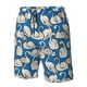 thumbnail image 4 of Fotbe Swan Birds Trajes de Baño Estampados para Hombre, Shorts de Verano de Secado Rápido, Ropa de Playa, Bañadores-XX-Large, 4 of 6