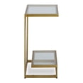 thumbnail image 5 of Uttermost Musing Transitional Metal & Glass Accent Table in Brushed Brass/Clear, 5 of 6